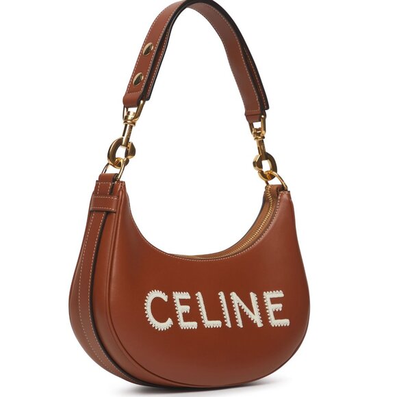 NWOT CELINE Medium Ava Strap in Smooth Calfskin with Embroidery - Picture 4 of 13